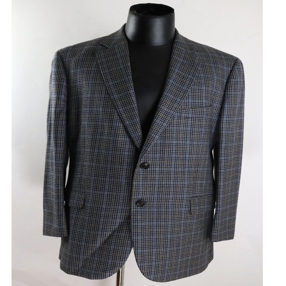 Brooks Brothers Men's Blazer Sport Coat Size 45R 100% Wool Blue